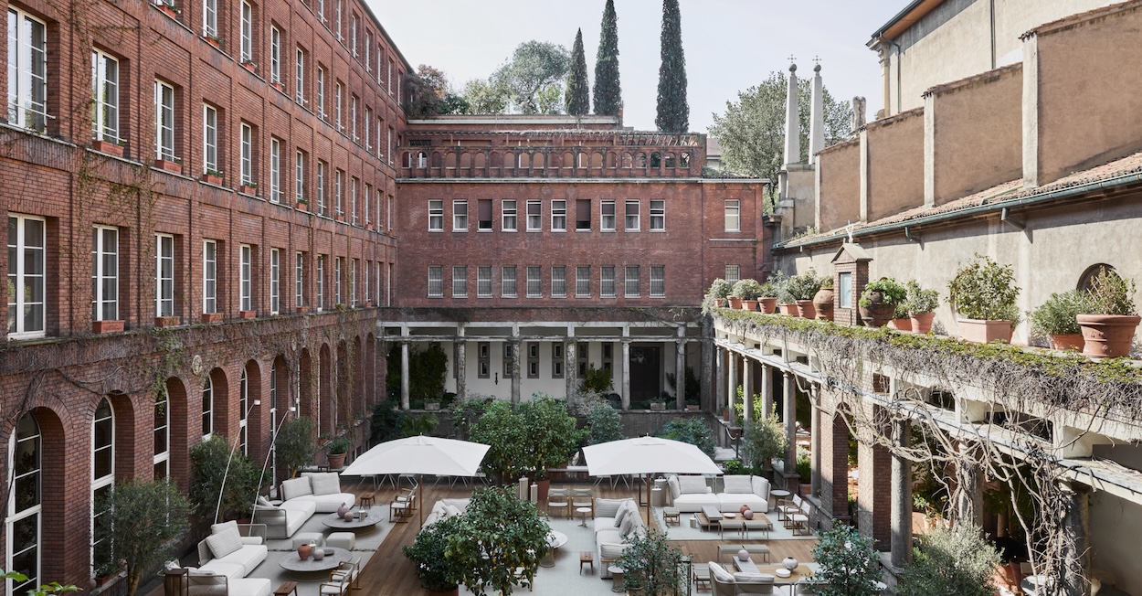 In a Secluded Milanese Piazza, Flexform will Showcase “The Private Lives of Objects”