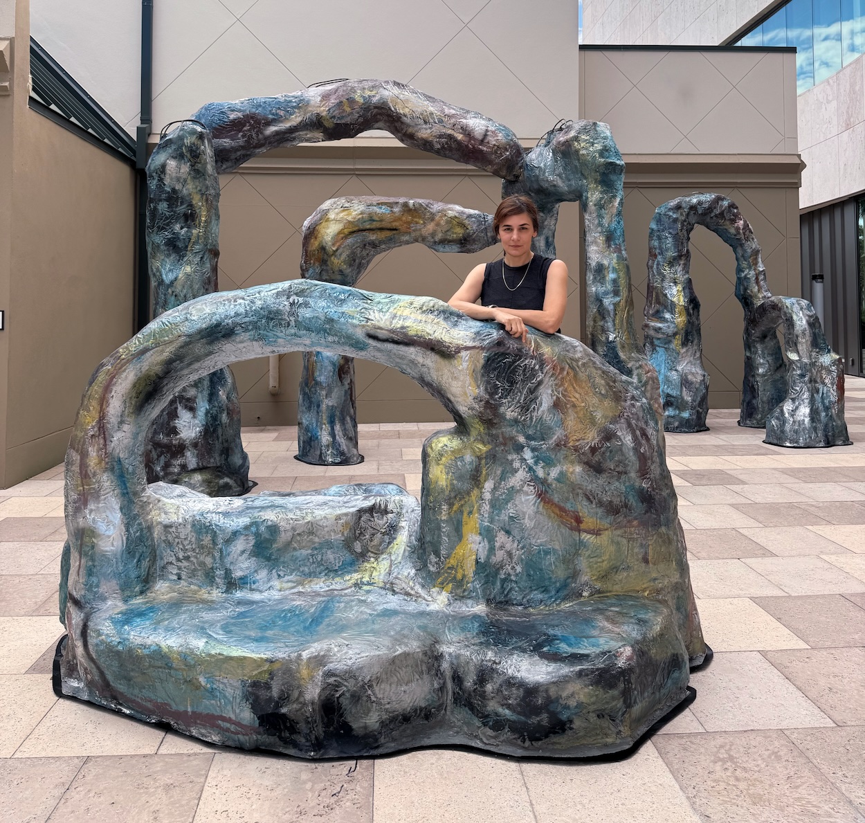 ‘Pergola Spolia,’ Jillian Mayer’s Largest Outdoor Sculpture, Examines Posture Through Built Form
